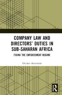 Company Law and Directors' Duties in Sub-Saharan Africa : Fixing the Enforcement Regime (Routledge Studies on Law in Africa)