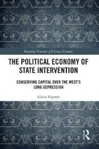 The Political Economy of State Intervention : Conserving Capital over the West's Long Depression (Routledge Frontiers of Political Economy)
