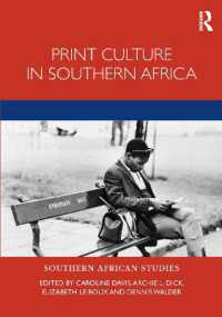 Print Culture in Southern Africa (Southern African Studies)