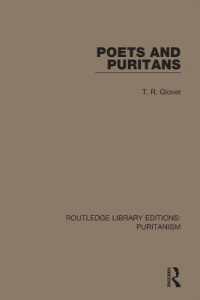 Poets and Puritans (Routledge Library Editions: Puritanism)