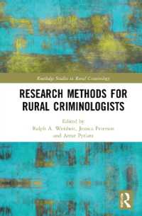 Research Methods for Rural Criminologists (Routledge Studies in Rural Criminology)