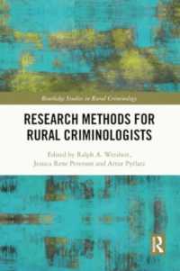 Research Methods for Rural Criminologists (Routledge Studies in Rural Criminology)