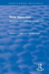 State Apparatus : Structures and Language of Legitimacy (Routledge Revivals)