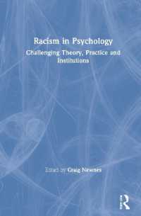 心理学における人種差別主義の歴史<br>Racism in Psychology : Challenging Theory, Practice and Institutions