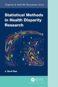 Statistical Methods in Health Disparity Research (Chapman & Hall/crc Biostatistics Series)
