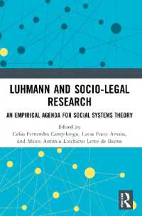 Luhmann and Socio-Legal Research : An Empirical Agenda for Social Systems Theory