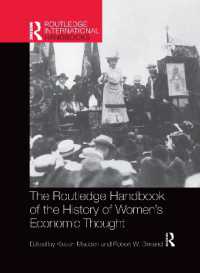 ラウトレッジ版　女性経済思想史ハンドブック<br>Routledge Handbook of the History of Women's Economic Thought (Routledge International Handbooks)