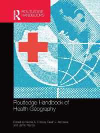 ラウトレッジ版　健康地理学ハンドブック<br>Routledge Handbook of Health Geography