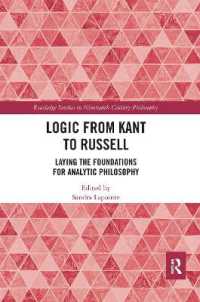 Logic from Kant to Russell : Laying the Foundations for Analytic Philosophy (Routledge Studies in Nineteenth-century Philosophy)
