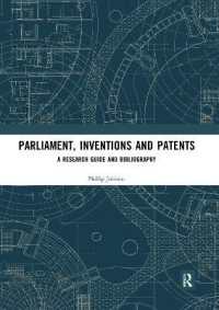 Parliament, Inventions and Patents : A Research Guide and Bibliography