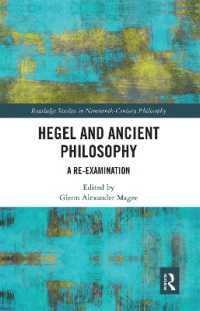 Hegel and Ancient Philosophy : A Re-Examination (Routledge Studies in Nineteenth-century Philosophy)