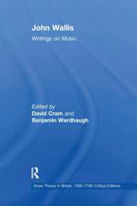 John Wallis: Writings on Music (Music Theory in Britain, 1500-1700: Critical Editions)