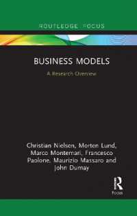 Business Models : A Research Overview (State of the Art in Business Research)