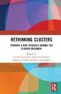 Rethinking Clusters : Towards a New Research Agenda for Cluster Research