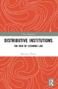 Distributive Institutions : The View of Economic Law (China Perspectives)