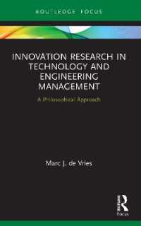 Innovation Research in Technology and Engineering Management : A Philosophical Approach (Routledge Focus on Business and Management)