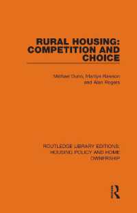 Rural Housing: Competition and Choice (Routledge Library Editions: Housing Policy and Home Ownership)
