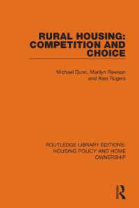 Rural Housing: Competition and Choice (Routledge Library Editions: Housing Policy and Home Ownership)