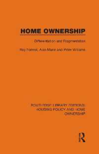 Home Ownership : Differentiation and Fragmentation (Routledge Library Editions: Housing Policy and Home Ownership)