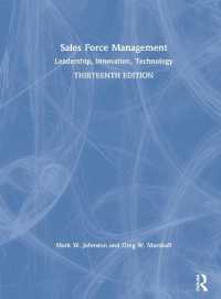 Sales Force Management : Leadership, Innovation, Technology （13TH）