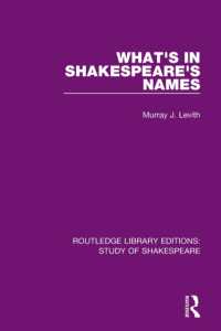 What's in Shakespeare's Names (Routledge Library Editions: Study of Shakespeare)