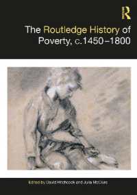 The Routledge History of Poverty, c.1450-1800 (Routledge Histories)