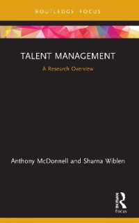 Talent Management : A Research Overview (State of the Art in Business Research)