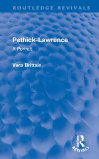 Pethick-Lawrence : A Portrait (Routledge Revivals)