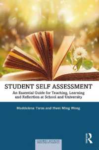 Student Self-Assessment : An Essential Guide for Teaching, Learning and Reflection at School and University (Assessment in Schools: Principles in Practice)