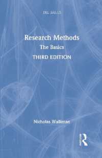 調査法の基本（第３版）<br>Research Methods : The Basics (The Basics) （3RD）