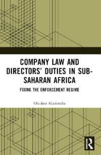 Company Law and Directors' Duties in Sub-Saharan Africa : Fixing the Enforcement Regime (Routledge Studies on Law in Africa)