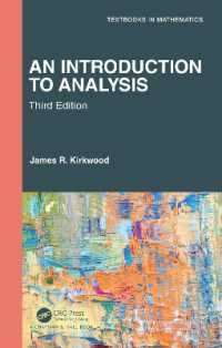 解析入門（テキスト・第３版）<br>An Introduction to Analysis (Textbooks in Mathematics) （3RD）