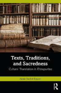 Texts, Traditions, and Sacredness : Cultural Translation in Kristapurāṇa
