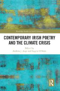 Contemporary Irish Poetry and the Climate Crisis (Routledge Studies in Irish Literature)