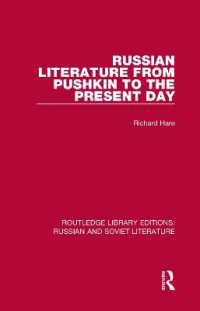 Russian Literature from Pushkin to the Present Day (Routledge Library Editions: Russian and Soviet Literature)