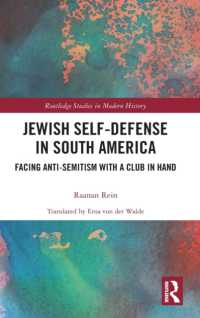 Jewish Self-Defense in South America : Facing Anti-Semitism with a Club in Hand (Routledge Studies in Modern History)