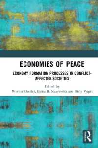 Economies of Peace : Economy Formation Processes in Conflict-Affected Societies