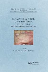 Biomaterials for Cell Delivery : Vehicles in Regenerative Medicine (Gene and Cell Therapy)
