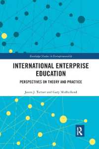 International Enterprise Education : Perspectives on Theory and Practice (Routledge Studies in Entrepreneurship)