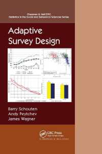 Adaptive Survey Design (Chapman & Hall/crc Statistics in the Social and Behavioral Sciences)