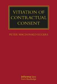 Vitiation of Contractual Consent (Lloyd's Commercial Law Library)