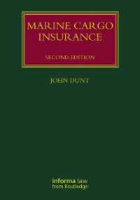 Marine Cargo Insurance (Lloyd's Shipping Law Library) （2ND）