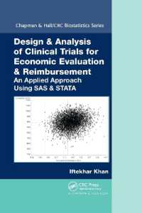 Design & Analysis of Clinical Trials for Economic Evaluation & Reimbursement : An Applied Approach Using SAS & STATA (Chapman & Hall/crc Biostatistics Series)