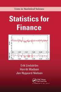 Statistics for Finance (Chapman & Hall/crc Texts in Statistical Science)
