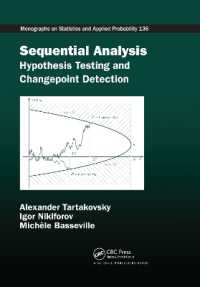 Sequential Analysis : Hypothesis Testing and Changepoint Detection (Chapman & Hall/crc Monographs on Statistics and Applied Probability)