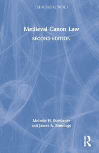 中世教会法史（第２版）<br>Medieval Canon Law (The Medieval World) （2ND）