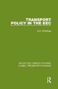Transport Policy in the EEC (Routledge Library Edtions: Global Transport Planning)