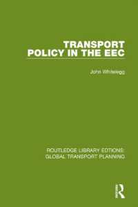 Transport Policy in the EEC (Routledge Library Edtions: Global Transport Planning)
