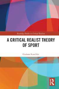 A Critical Realist Theory of Sport (Routledge Studies in Critical Realism)