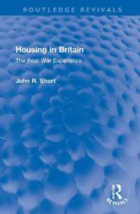Housing in Britain : The Post-War Experience (Routledge Revivals)